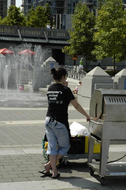 Vancouver, BC waterfront T-Shirt - 'Vancouver's Sexiest Staff'